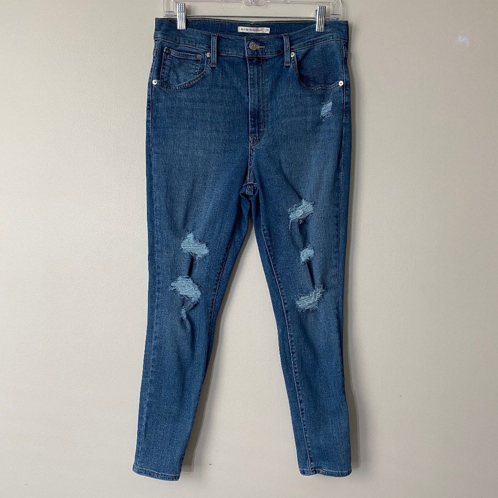 Levi’s Mile High Super Skinny Distressed Jeans